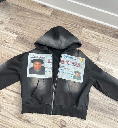 Kentrell G. Zip Up (Black)